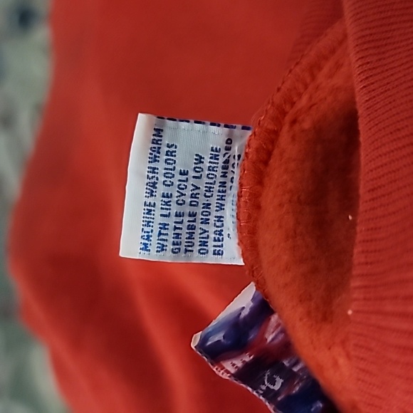 Vintage Nightgown red fleece lined pajamas embroidered scottie dog flannel - Picture 7 of 7